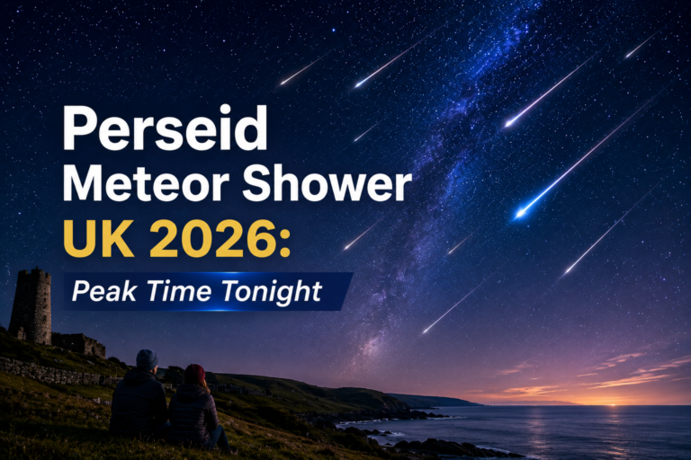 Perseid Meteor Shower UK 2026: Peak Time Tonight